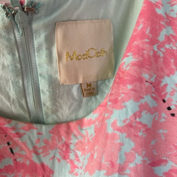 Modcloth Spring Cherry Blossom Dress Pockets Belt Bright Japan Trip - Picture 6 of 8